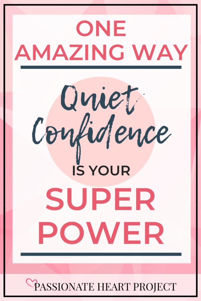 DISCOVER ONE AMAZING BEHAVIOR YOU CAN TRY TODAY TO DISPLAY QUIET CONFIDENCE IN A DIGNIFIED, ATTRACTIVE, AND HEALTHY MANNER. - By Janette Foreman